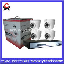 Kit NVR avec 4 caméras dôme IP PCS